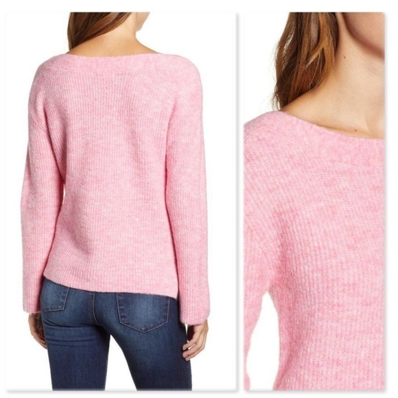 EUC Leith Cozy Femme Pullover Pink Sweater, Size Medium - Picture 3 of 11